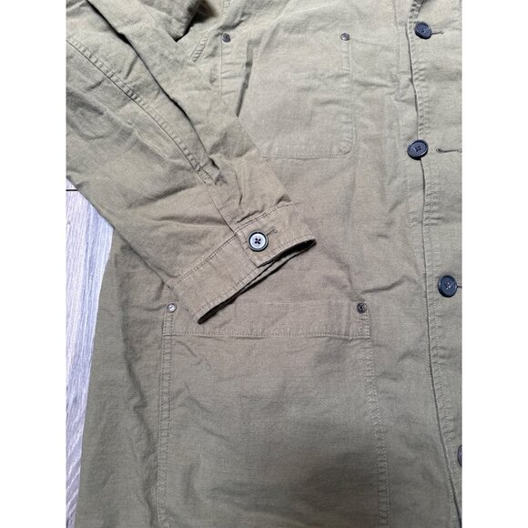Brooks Brothers Mens Olive Green Cotton Field Jacket Size XXL Casual & Versatile - Picture 3 of 10